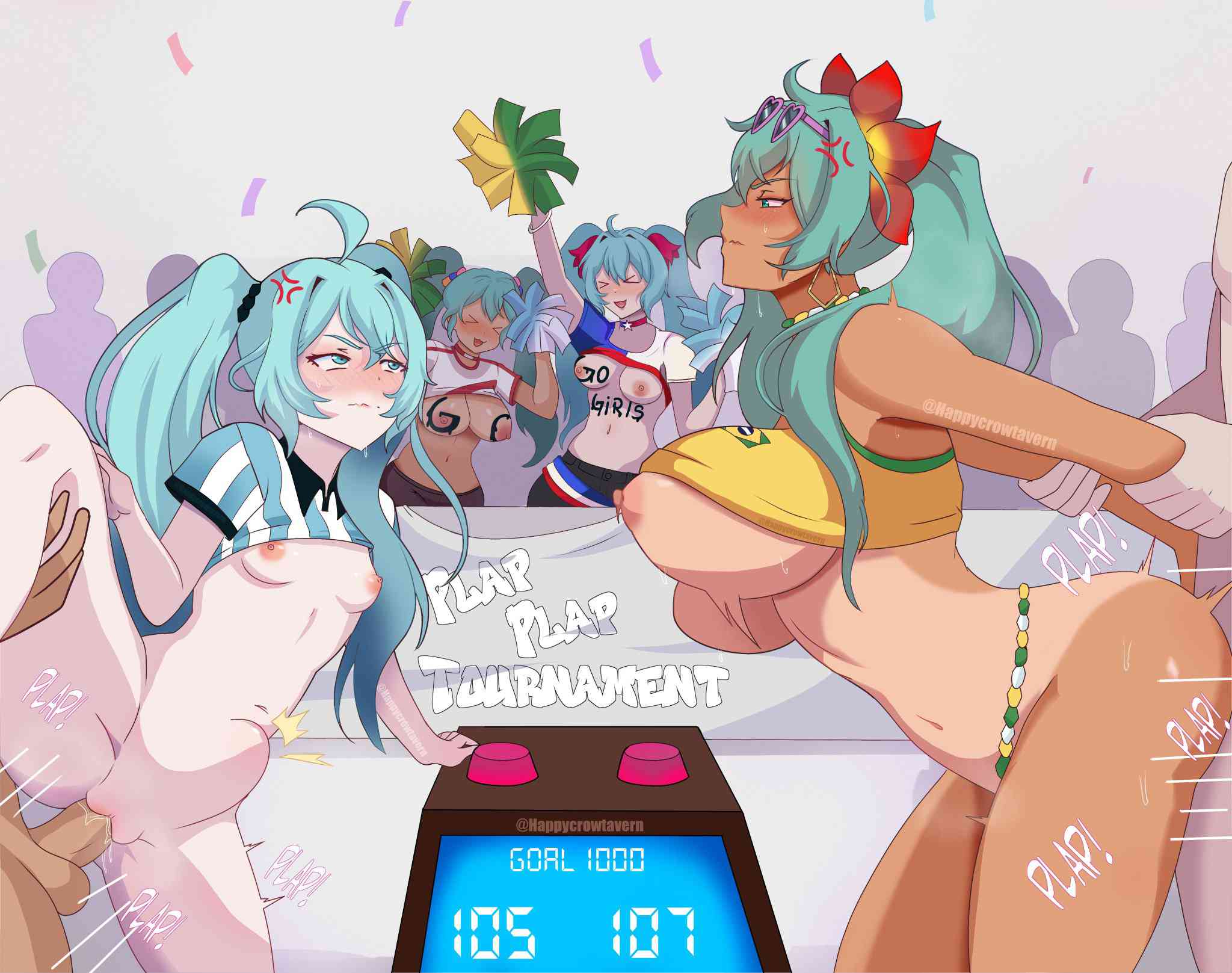 Argentinian Miku (Federacion Peruana Del Futbol) Rule 34 Image