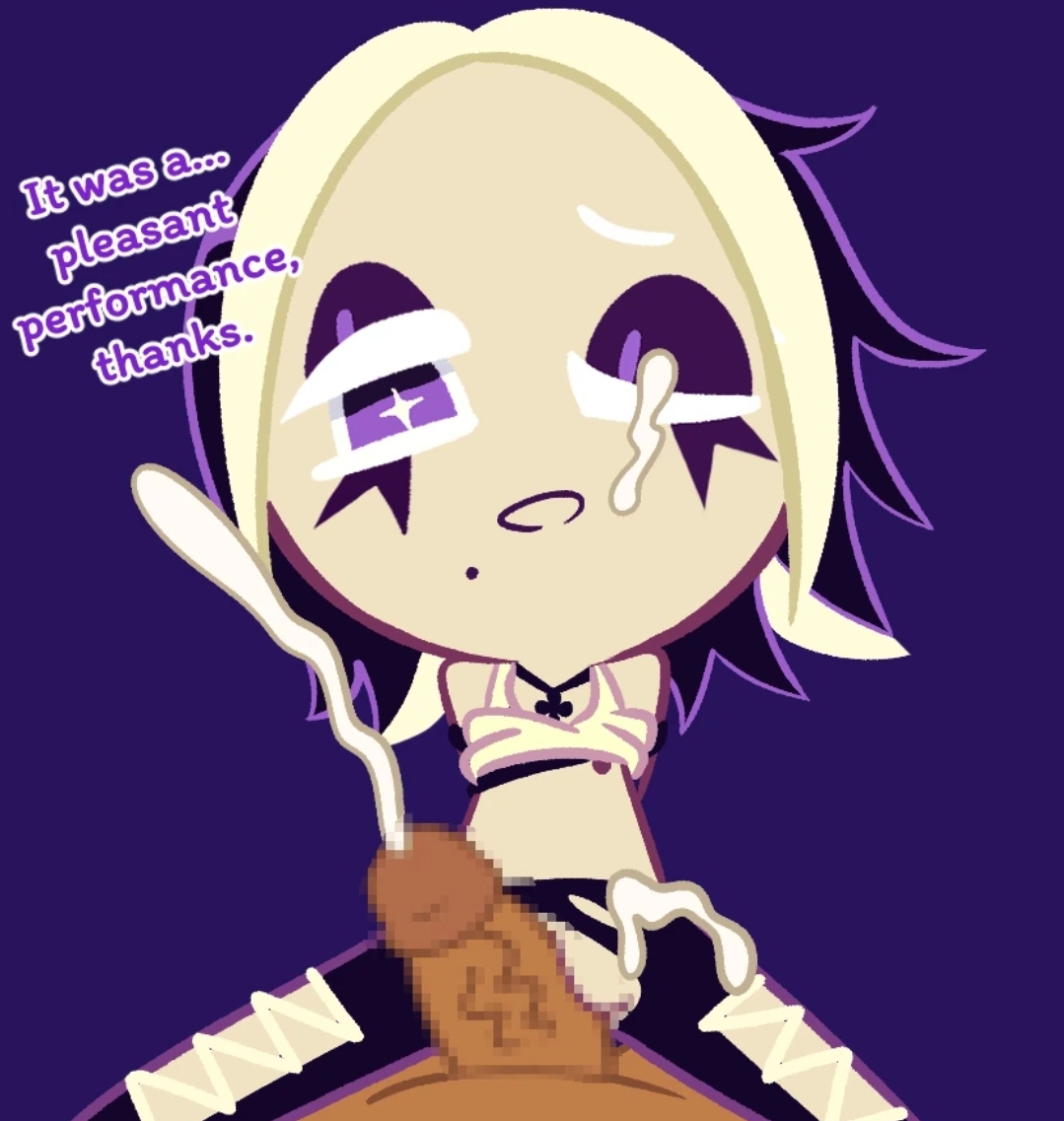 Black Lemonade Cookie (Cookie Run) Rule 34 Image