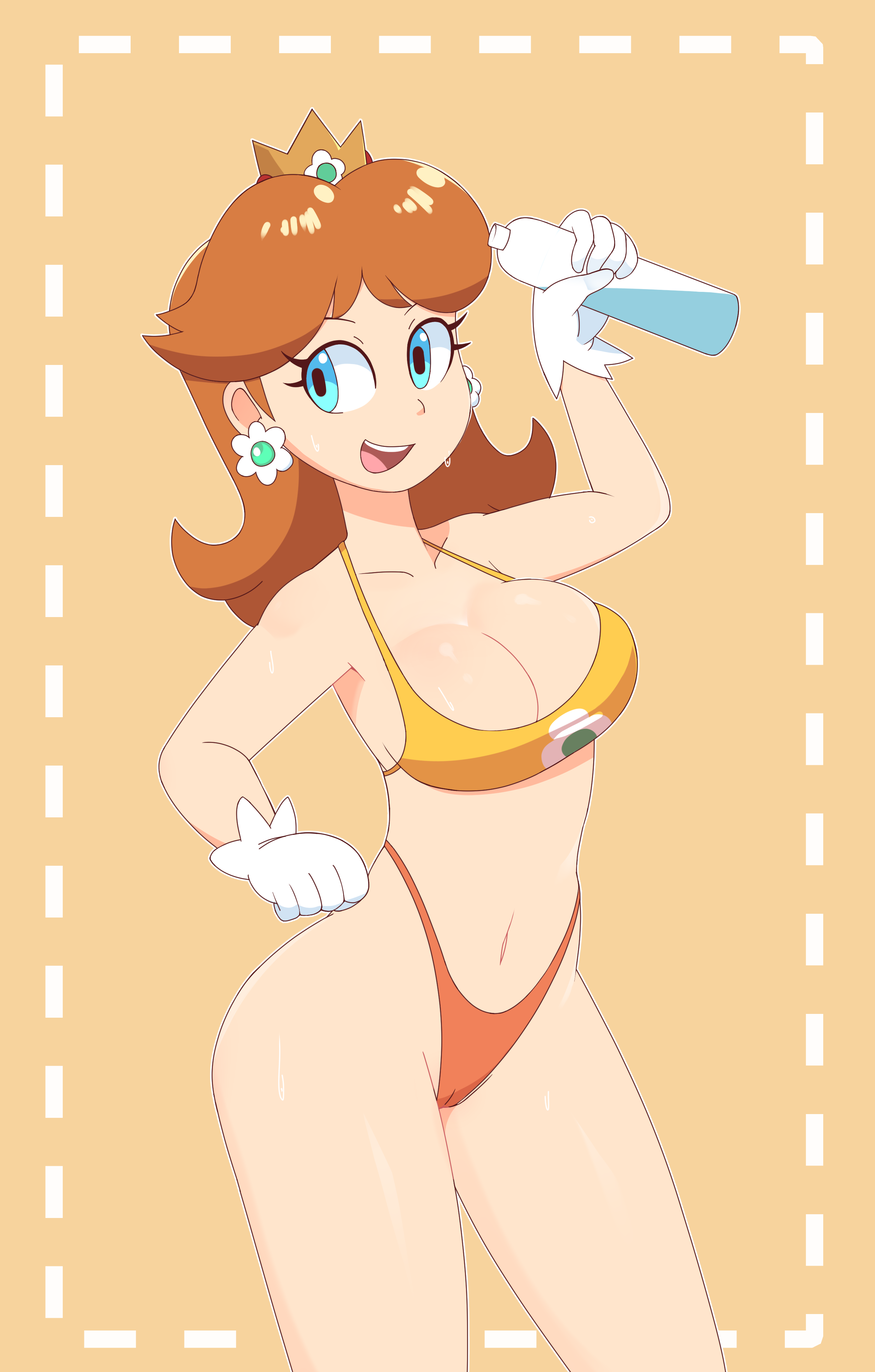 Princess Daisy (Mario (Series)) Rule 34 Image