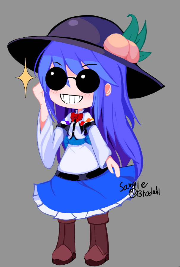 Hinanawi Tenshi (Touhou) Rule 34 Image