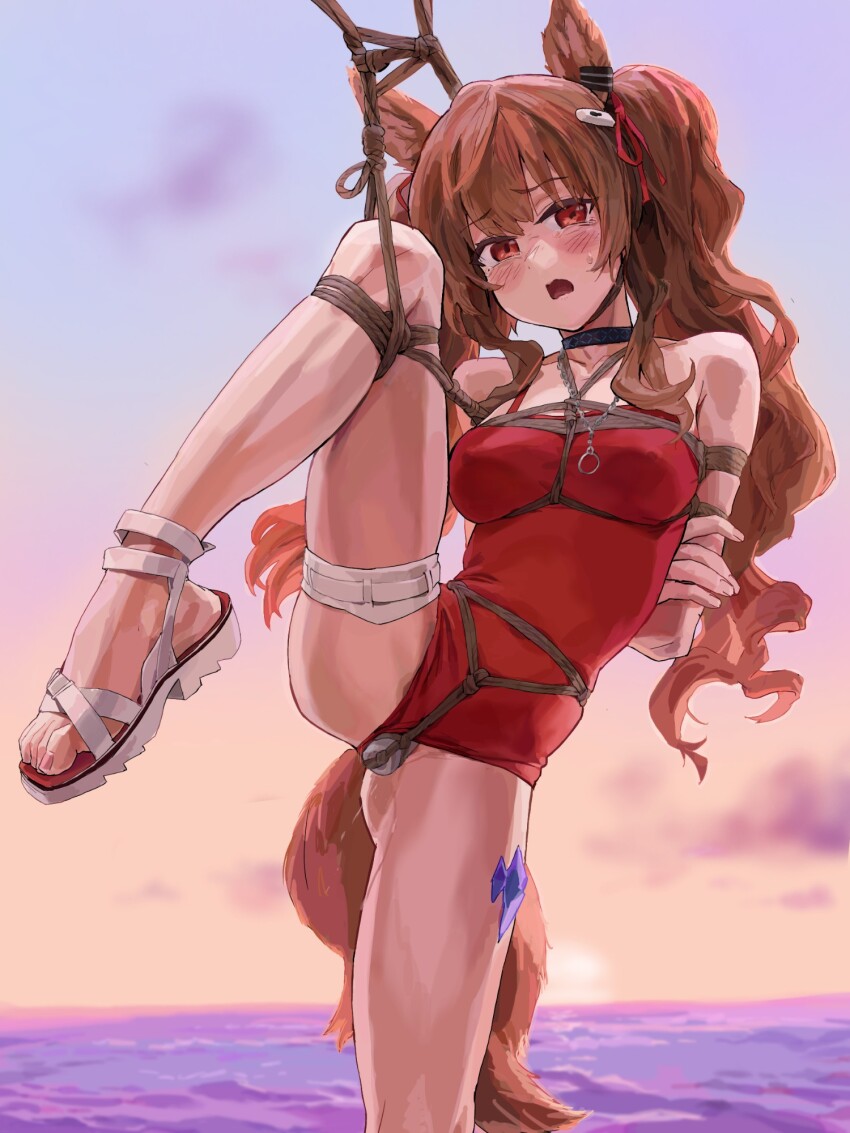 Angelina (Arknights) Rule 34 Image
