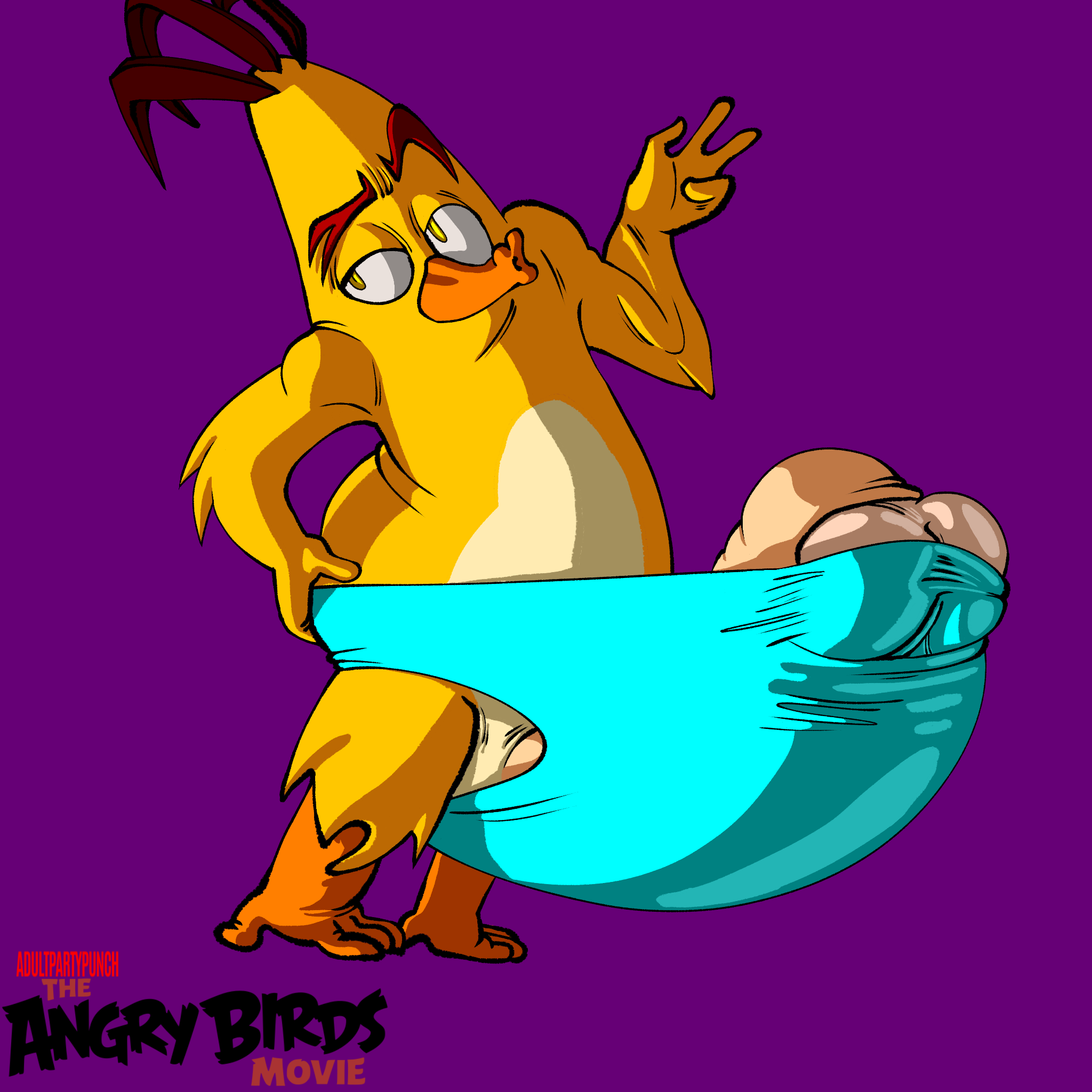Chuck (Angry Birds) Rule 34 Image