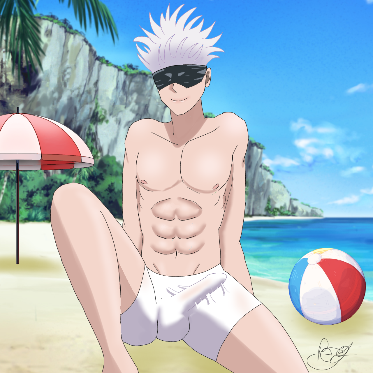 Satoru Gojo (Jujutsu Kaisen) Rule 34 Image