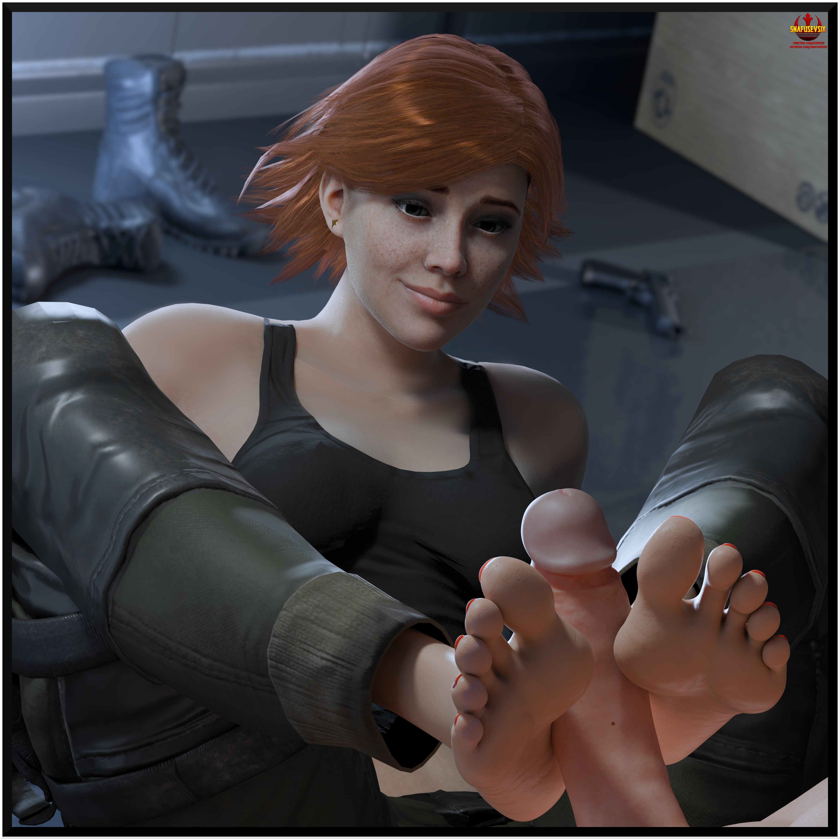 Meryl Silverburgh (Metal Gear) Rule 34 Image
