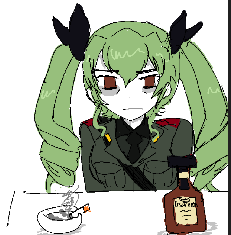 Anchovy (Girls Und Panzer) Rule 34 Image