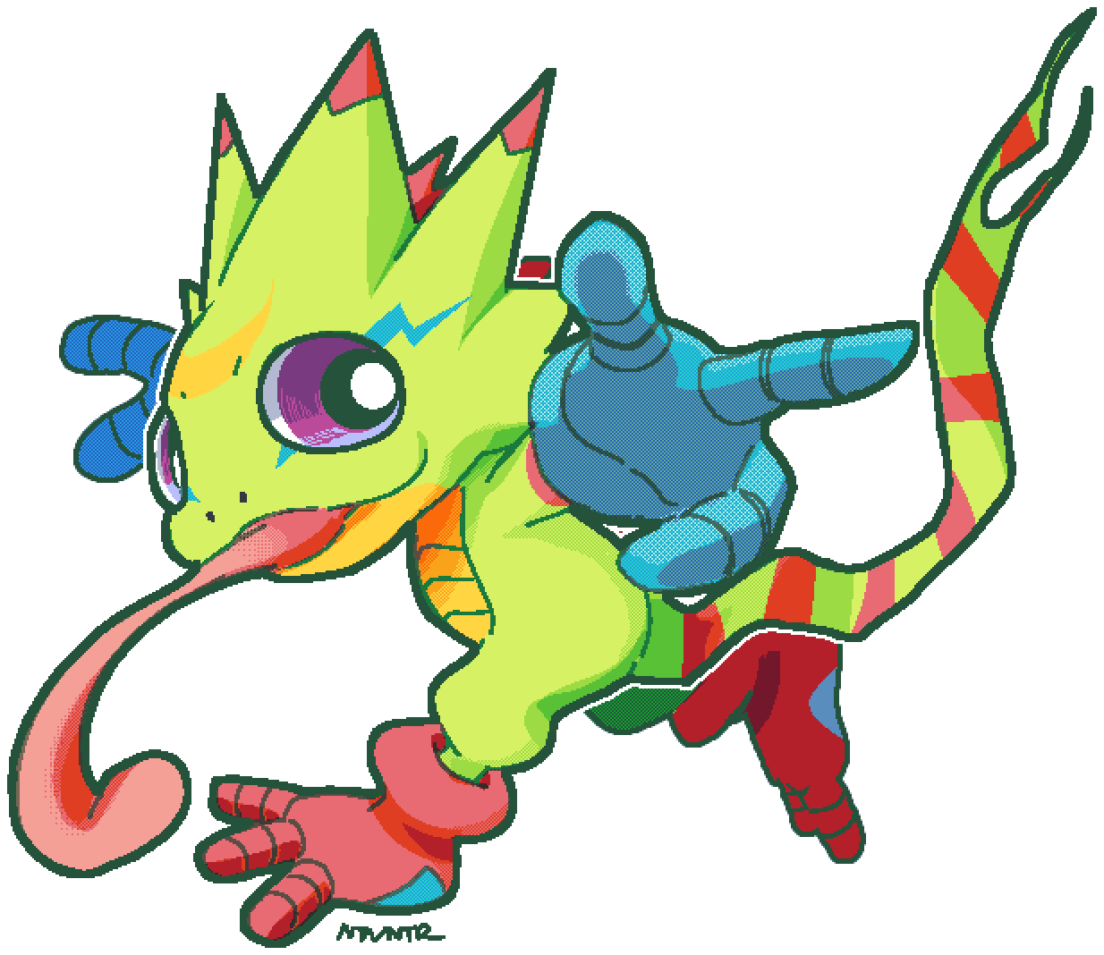 Gekkomon (Digimon) Rule 34 Image