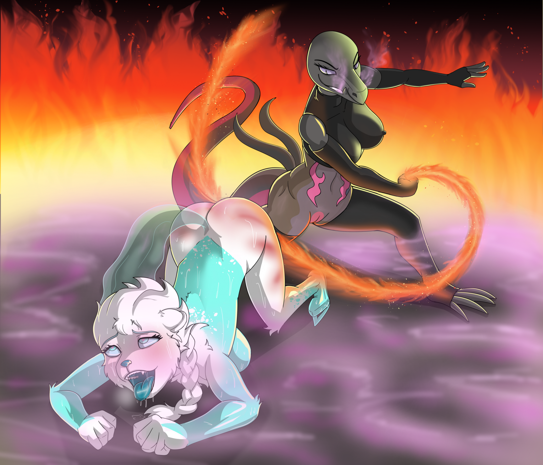 Elsa (Frozen) Rule 34 Image