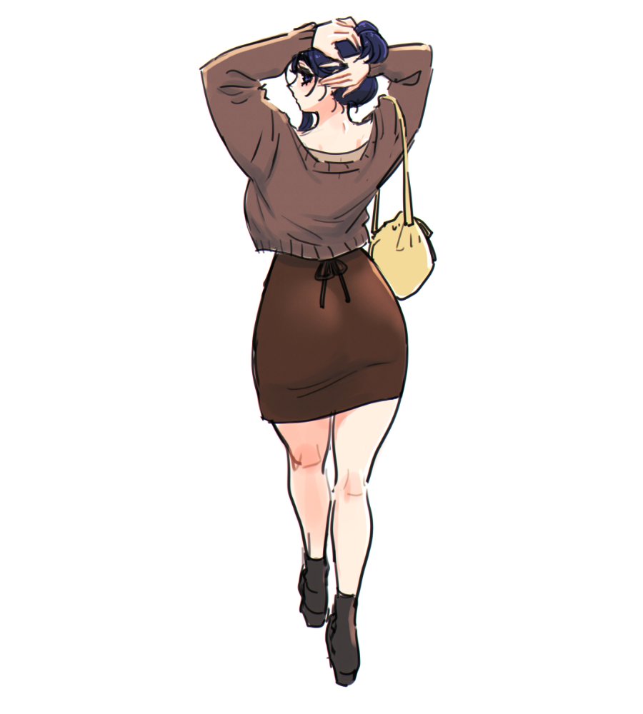 Adjusting Hair Rule 34 Image