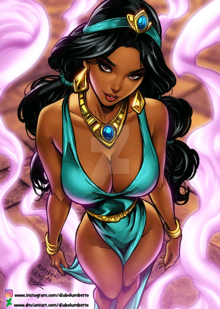 Evil Queen Jasmine (Aladdin) Rule 34 Image