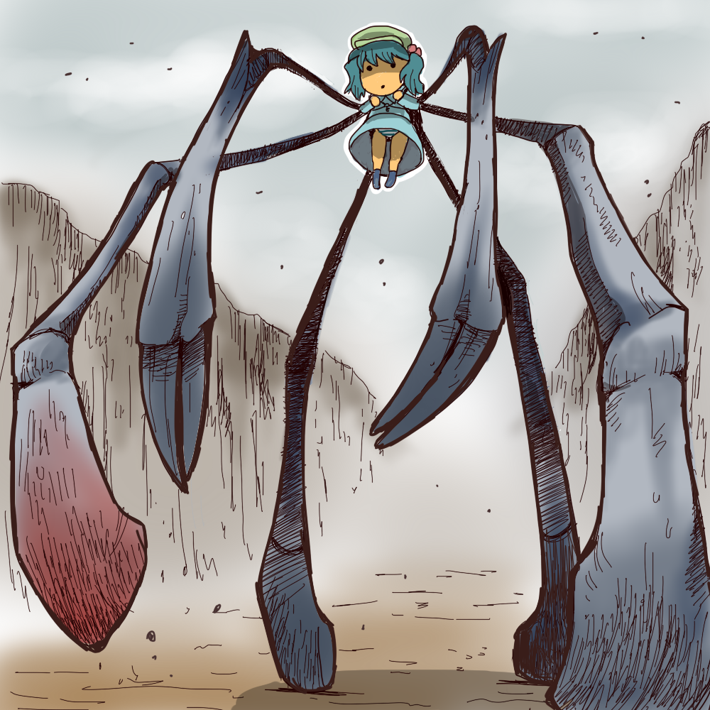 Kawashiro Nitori (Monster Hunter (Series)) Rule 34 Image