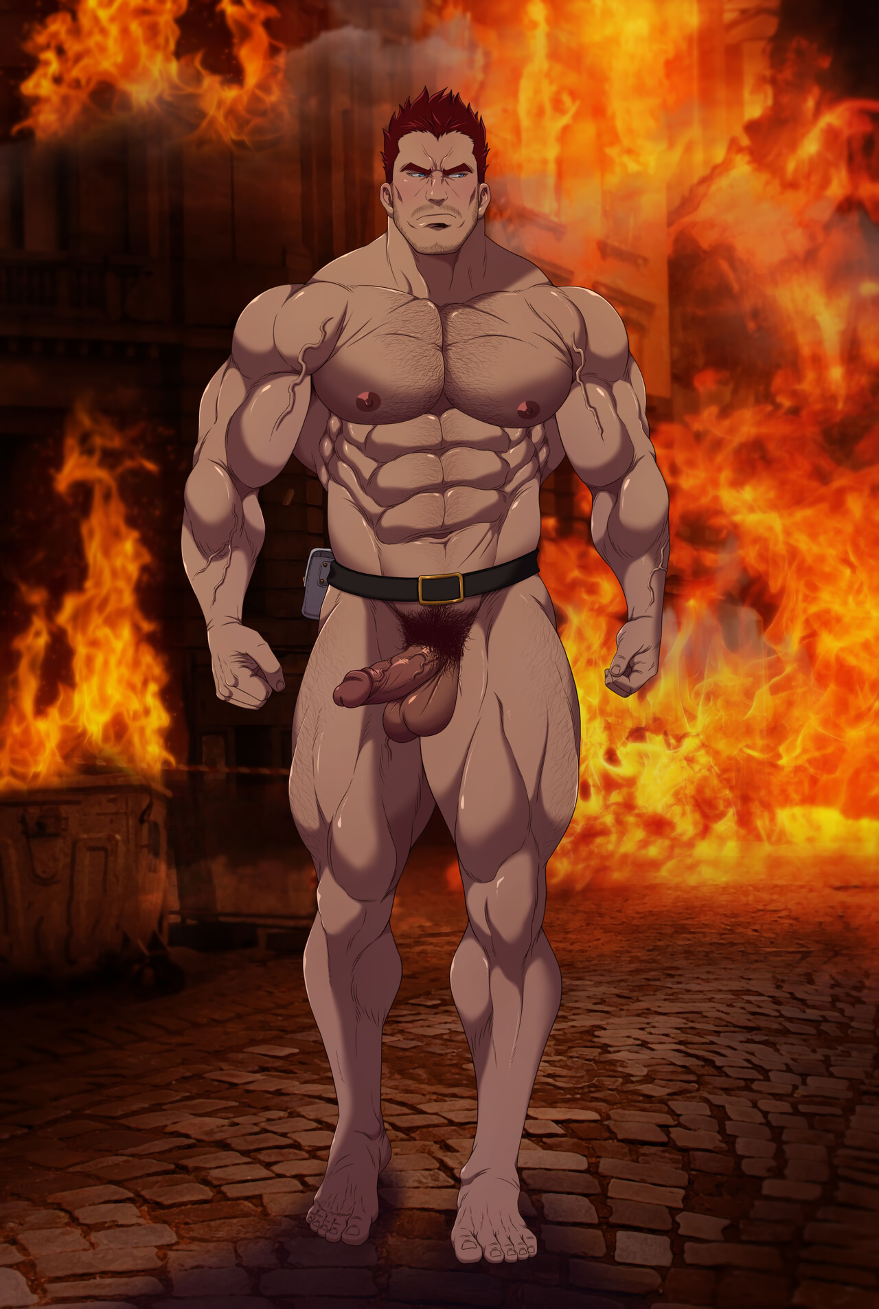 Endeavor (Boku No Hero Academia) Rule 34 Image