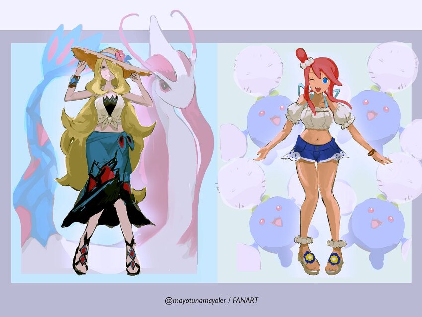 Cynthia (Pokemon) Rule 34 Image
