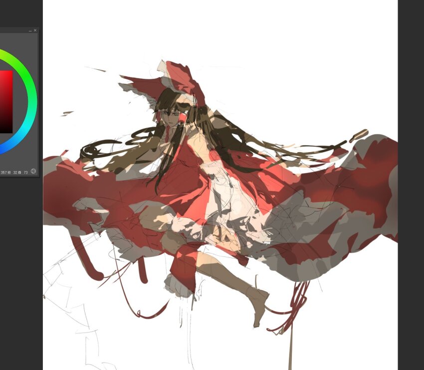 Hakurei Reimu (Touhou) Rule 34 Image
