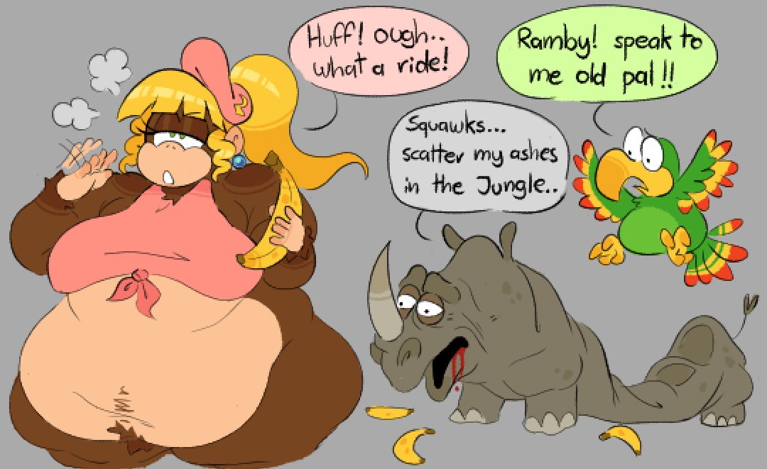 Dixie Kong (Donkey Kong (Series)) Rule 34 Image