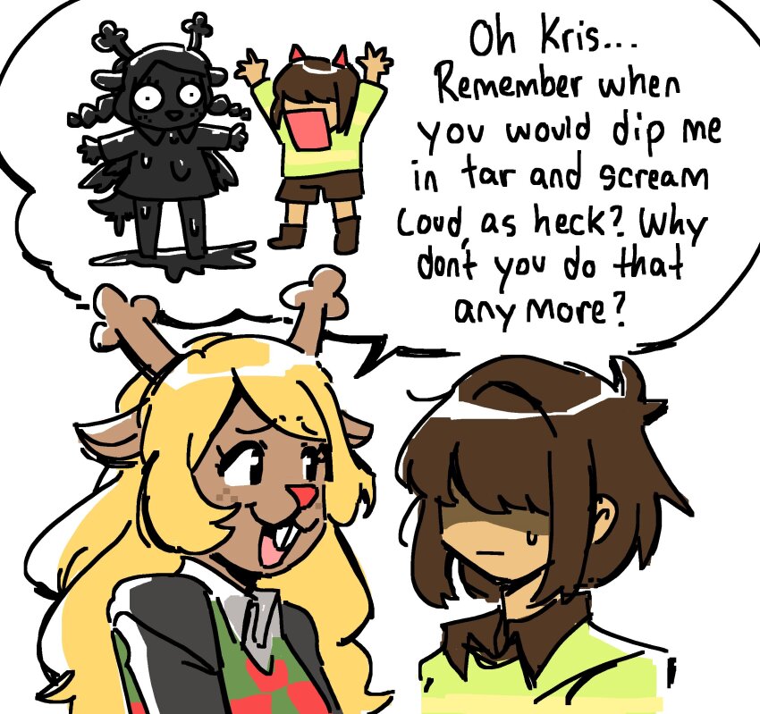 Kris (Deltarune) Rule 34 Image