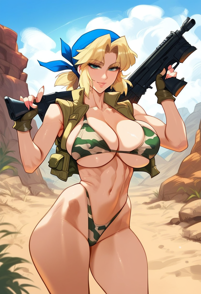 Eri Kasamoto (Metal Slug) Rule 34 Image