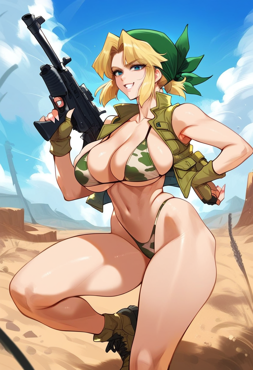 Eri Kasamoto (Metal Slug) Rule 34 Image