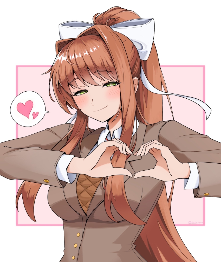 Monika (Doki Doki Literature Club) Rule 34 Image