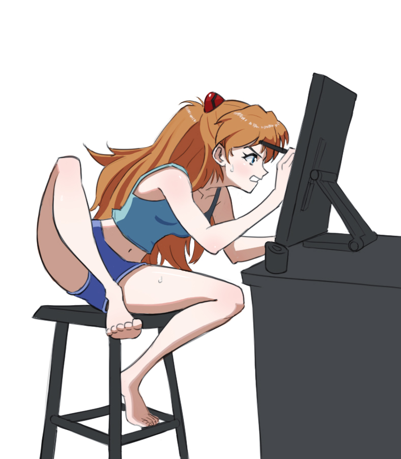 Souryuu Asuka Langley (Neon Genesis Evangelion) Rule 34 Image