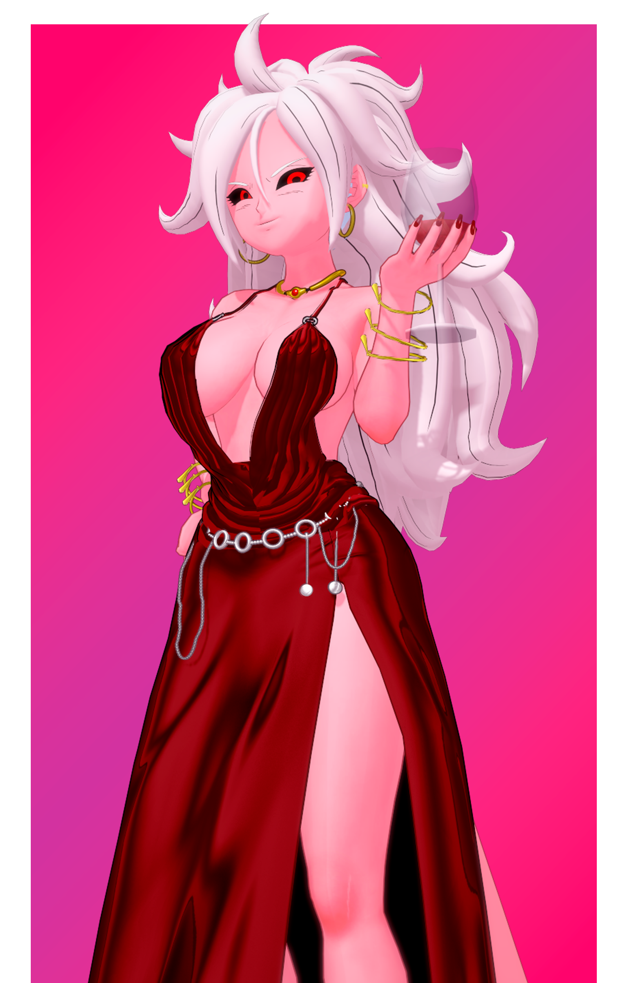 Android 21 (Dragon Ball) Rule 34 Image