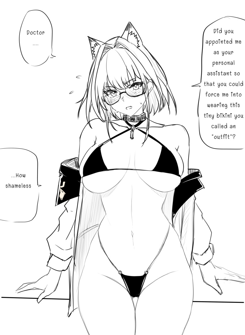 Kal'Tsit (Arknights) Rule 34 Image