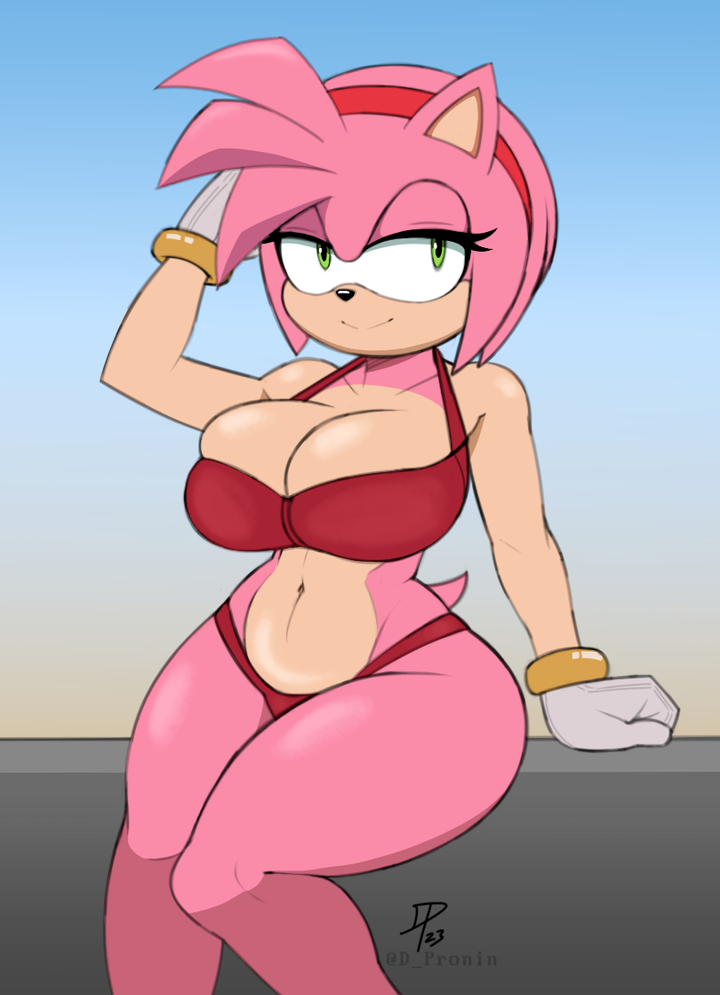 Amy Rose (Sega) Rule 34 Image