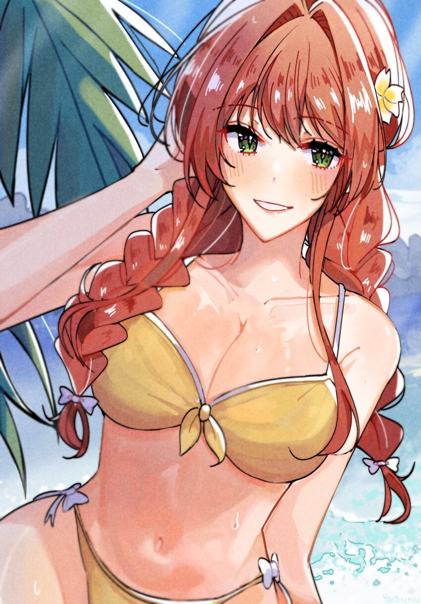 Monika (Doki Doki Literature Club) Rule 34 Image