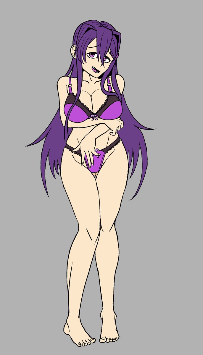 Yuri (Doki Doki Literature Club) Rule 34 Image
