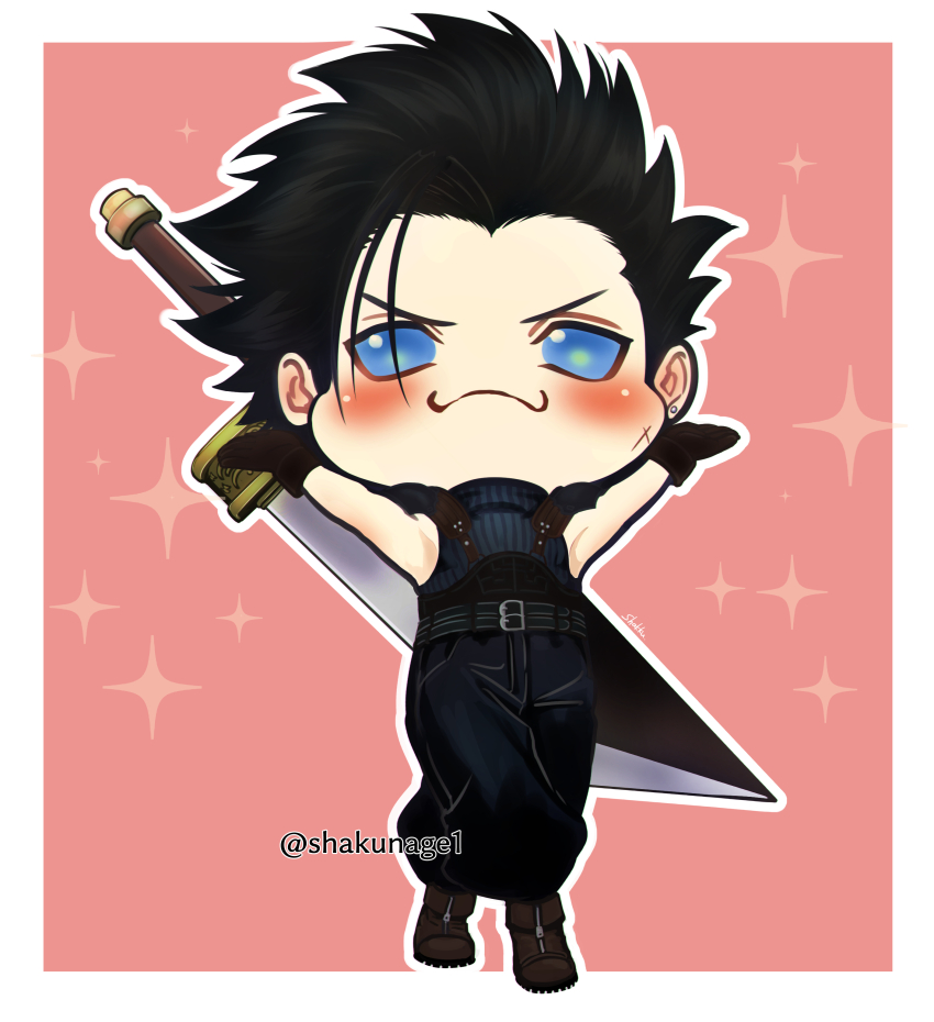 Zack Fair (Final Fantasy) Rule 34 Image