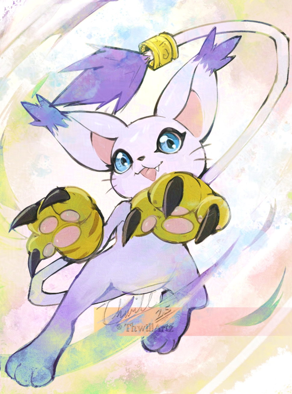 Tailmon (Digimon) Rule 34 Image