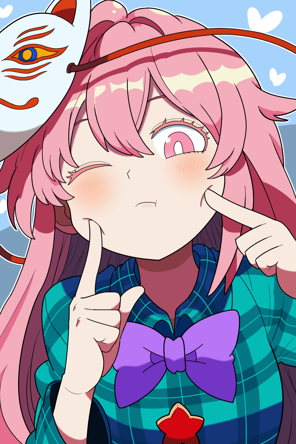 Hata No Kokoro (Touhou) Rule 34 Image