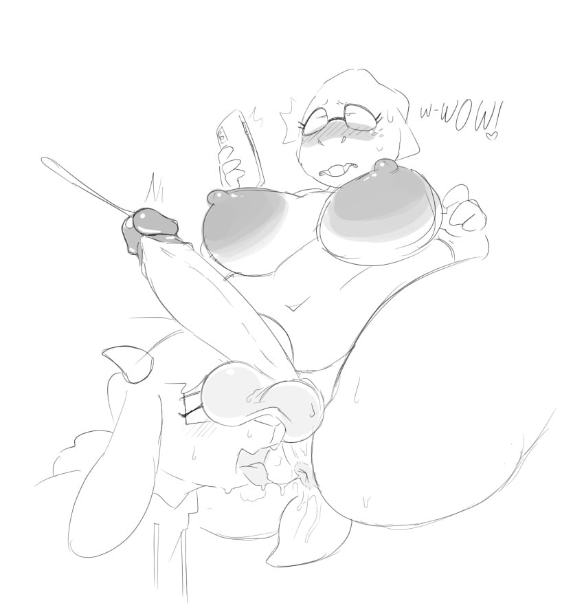 Alphys (Undertale) Rule 34 Image