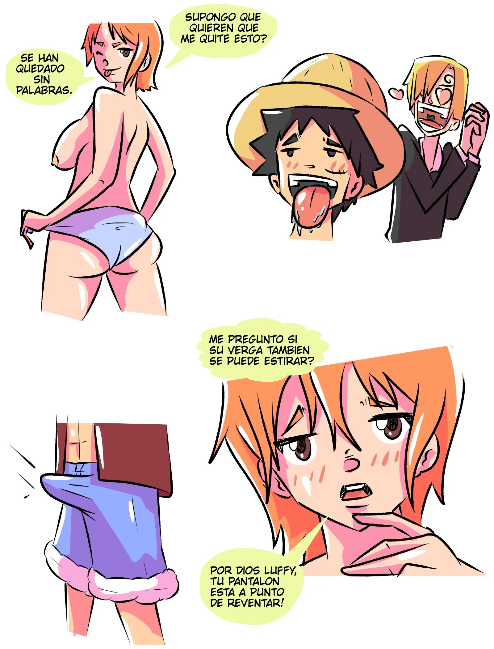 Monkey D Luffy (One Piece) Rule 34 Image