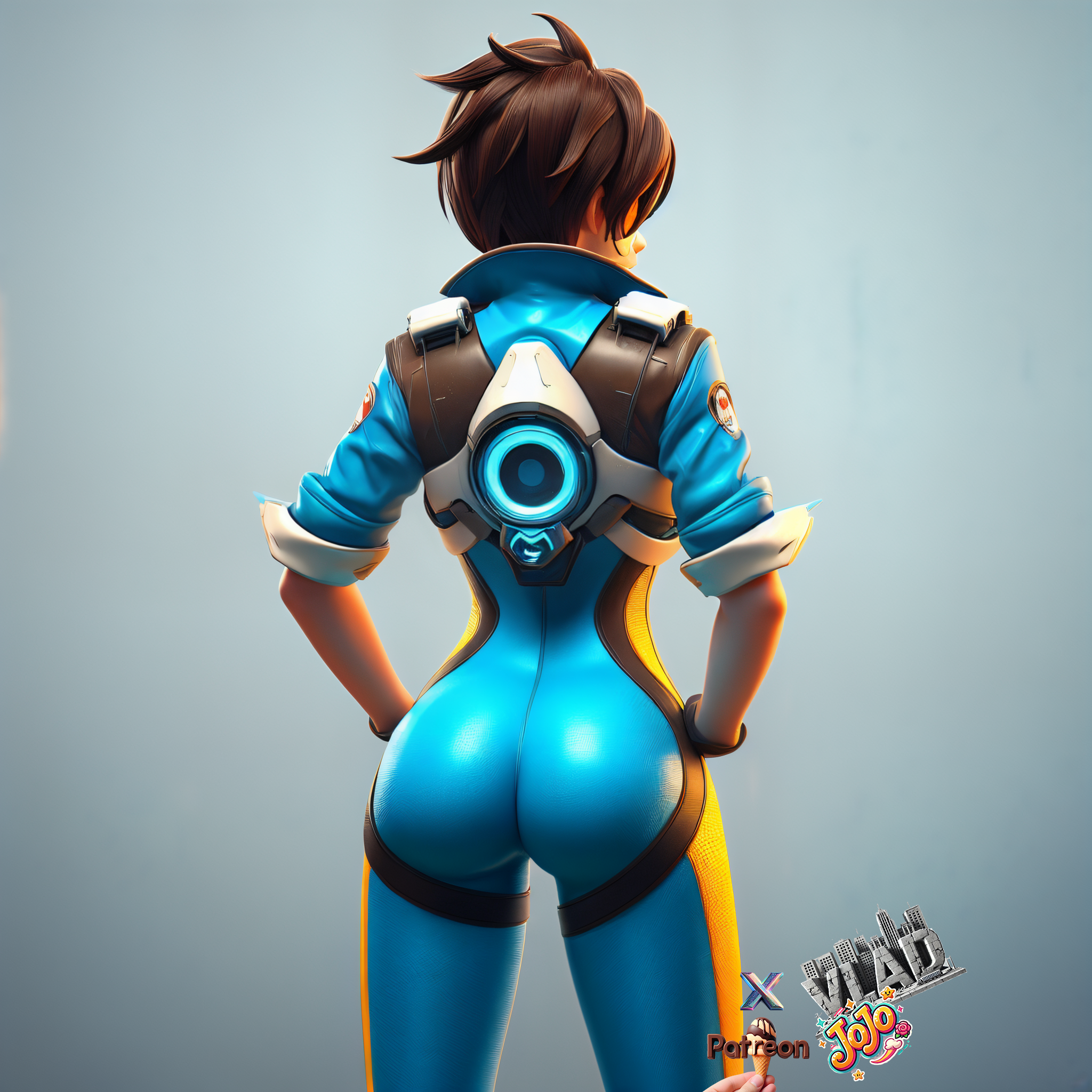 Tracer (Overwatch) Rule 34 Image