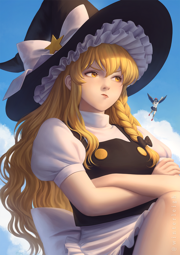 Kirisame Marisa (Touhou) Rule 34 Image