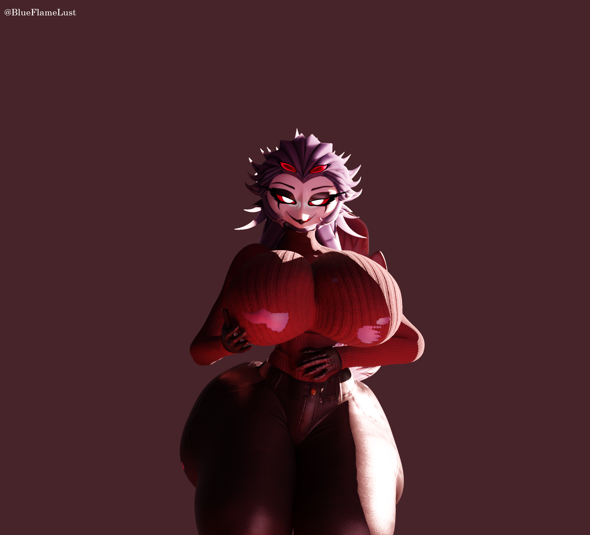 Female Stolas (Helluva Boss) Rule 34 Image