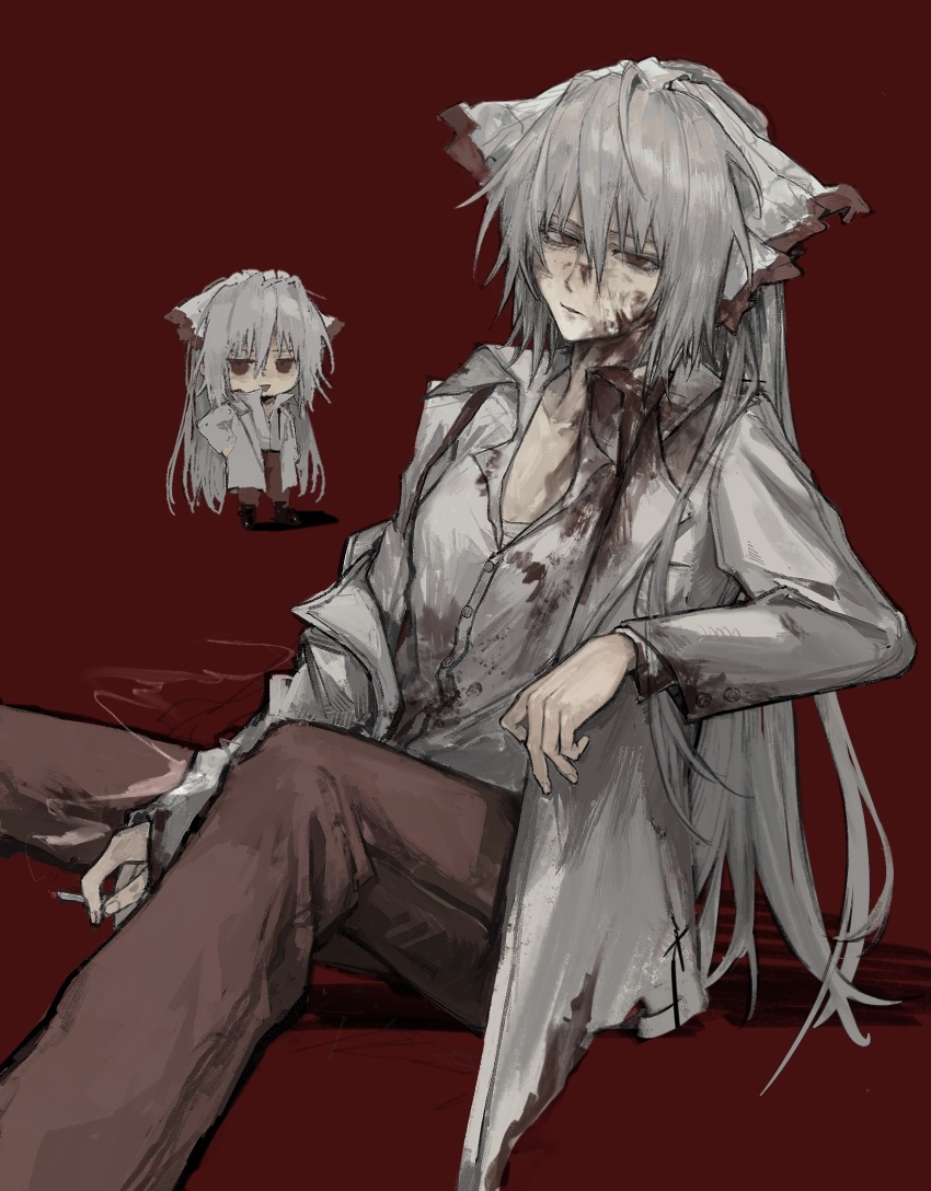 Fujiwara No Mokou (Touhou) Rule 34 Image