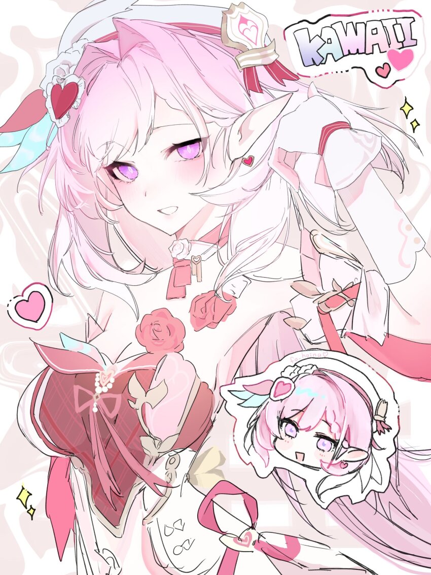 Elysia (Hi Love Elf) (Honkai Impact) Rule 34 Image