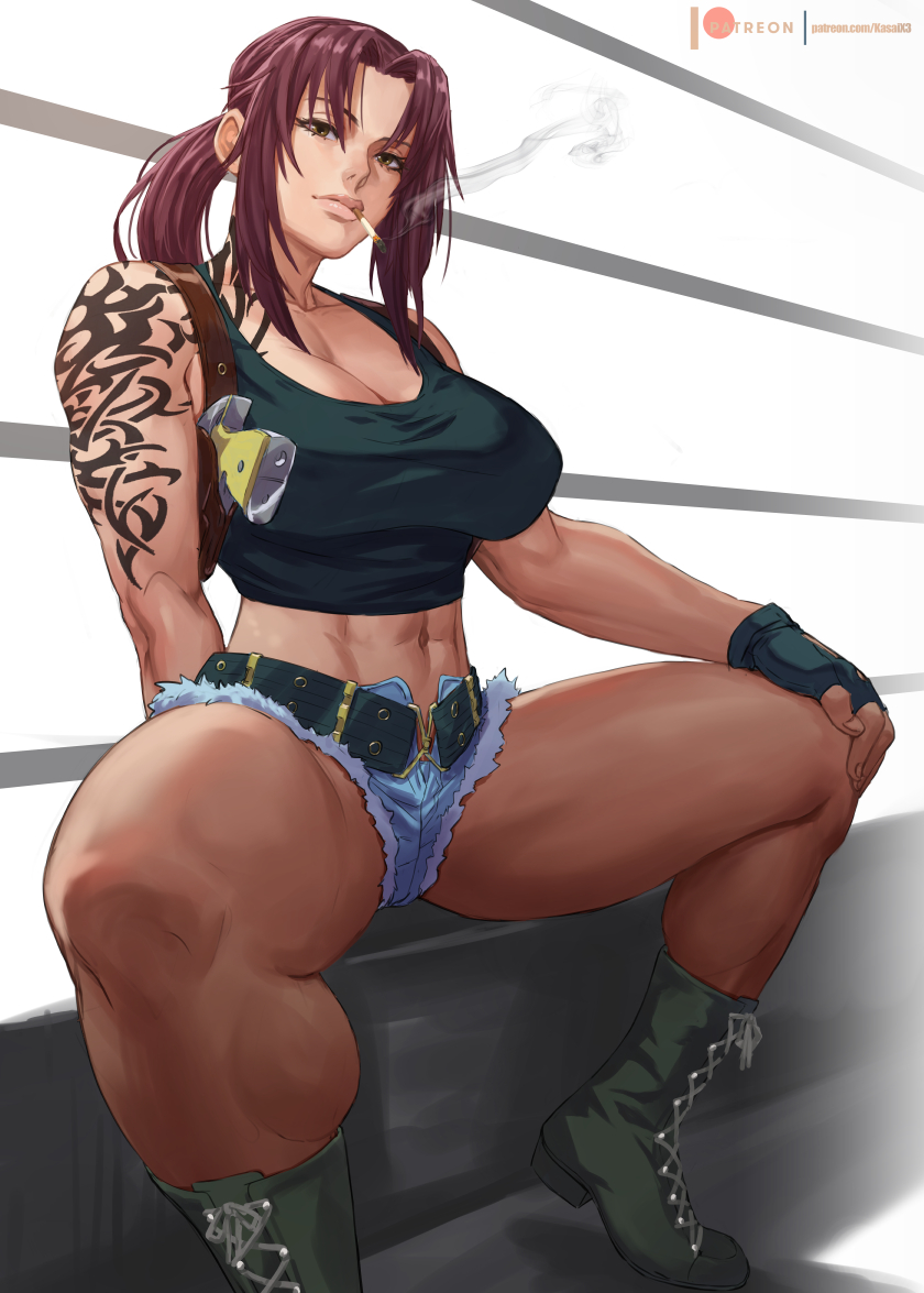 Revy (Black Lagoon) Rule 34 Image