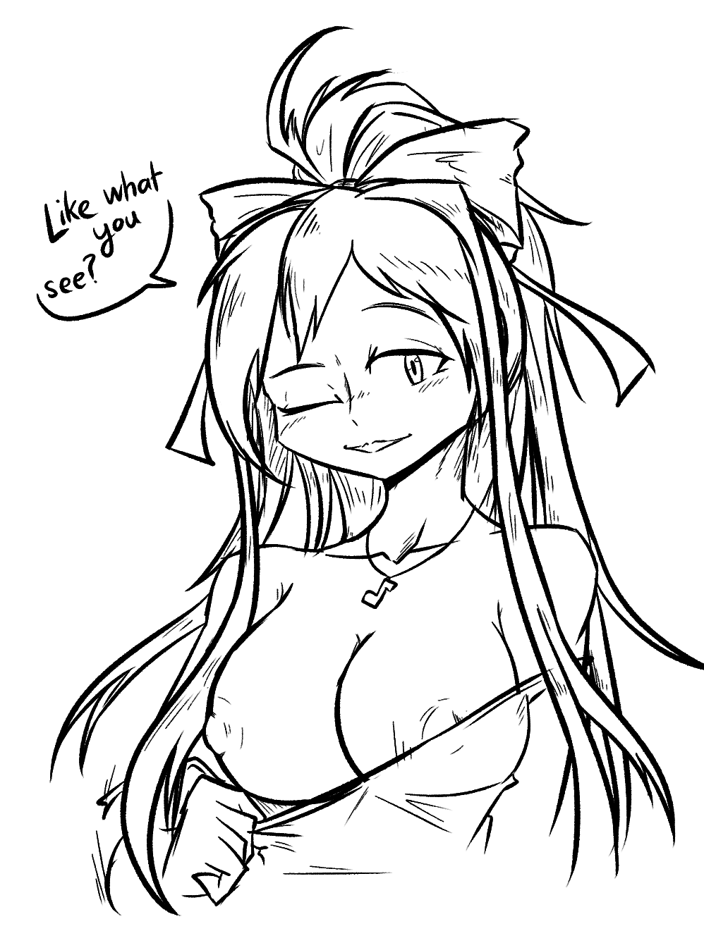 Monika (Doki Doki Literature Club) Rule 34 Image