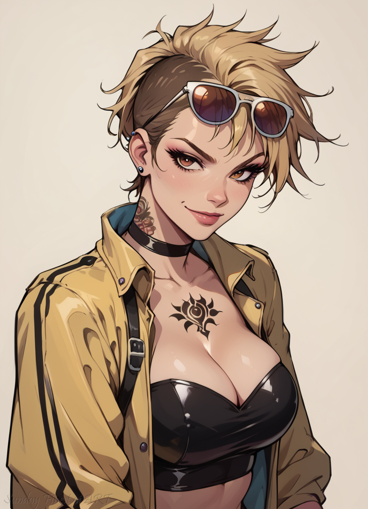 Black Choker Rule 34 Image