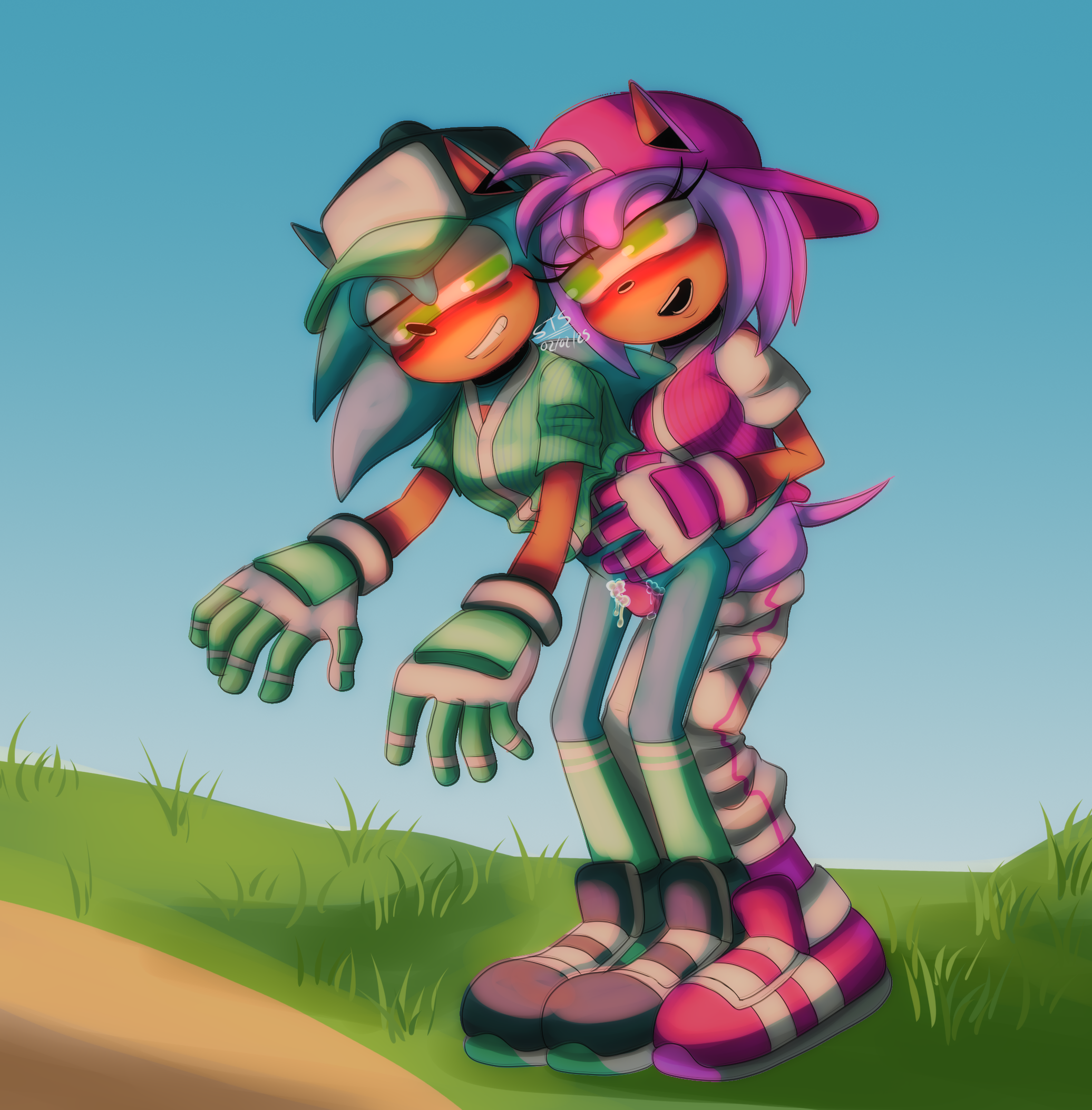 All-Star Amy (Slugger Sonic) Rule 34 Image