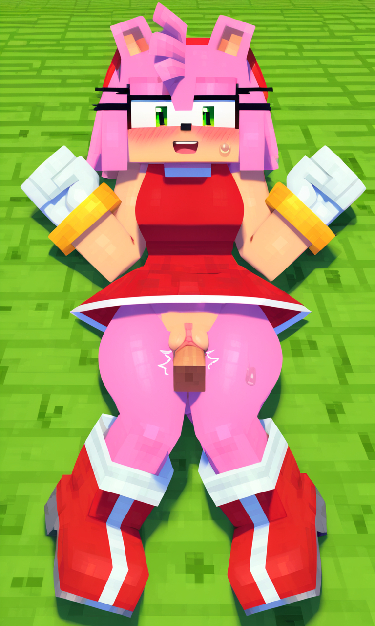 Amy Rose (Minecraft) Rule 34 Image