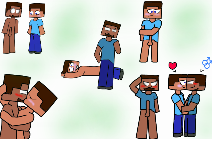 Steve (Minecraft) Rule 34 Image