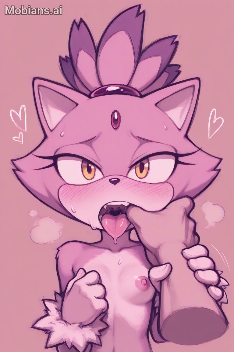 Blaze The Cat (Sonic (Series)) Rule 34 Image