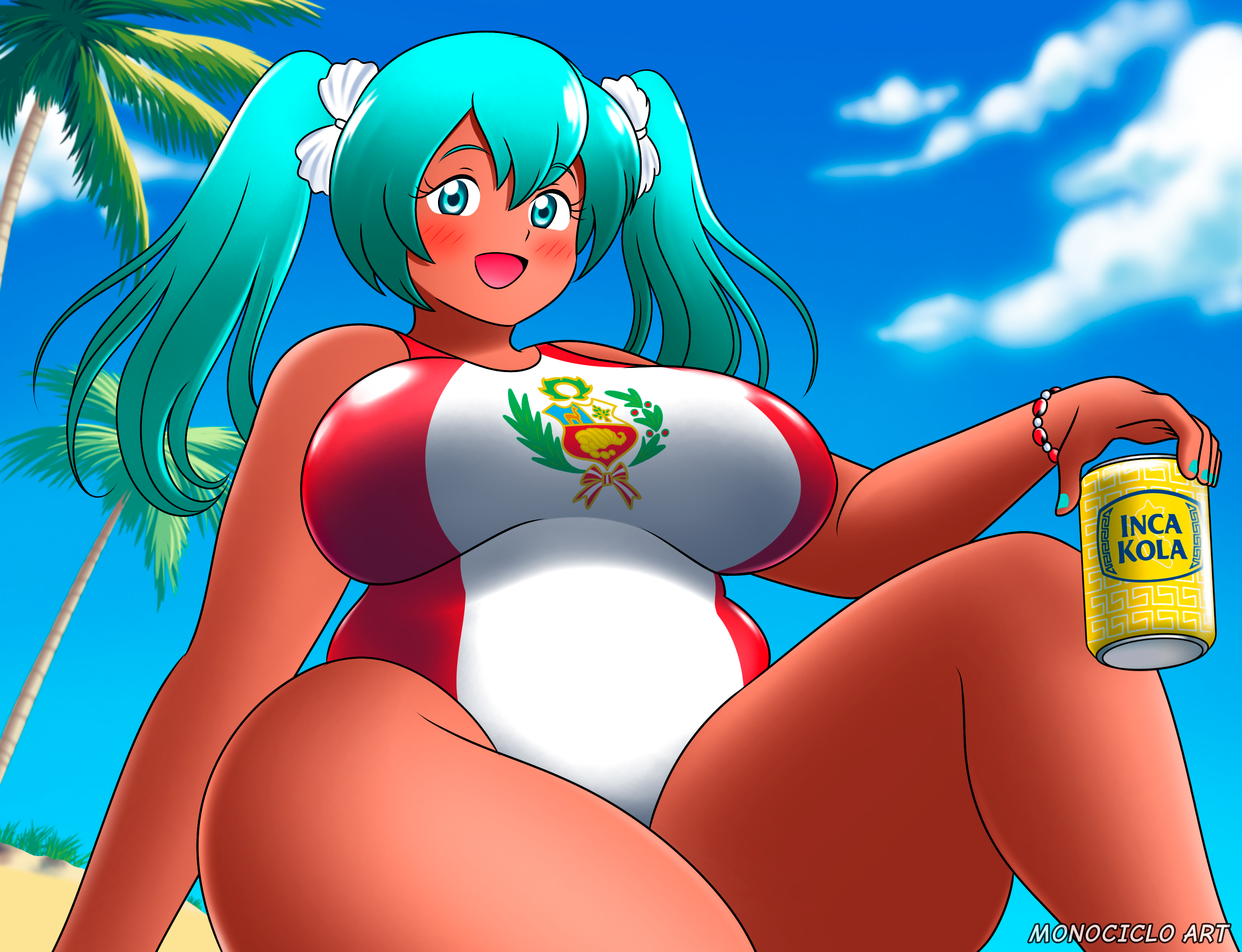 Hatsune Miku (Inca Kola) Rule 34 Image