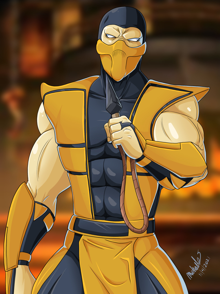 Hanzo Hasashi (Mortal Kombat (Series)) Rule 34 Image