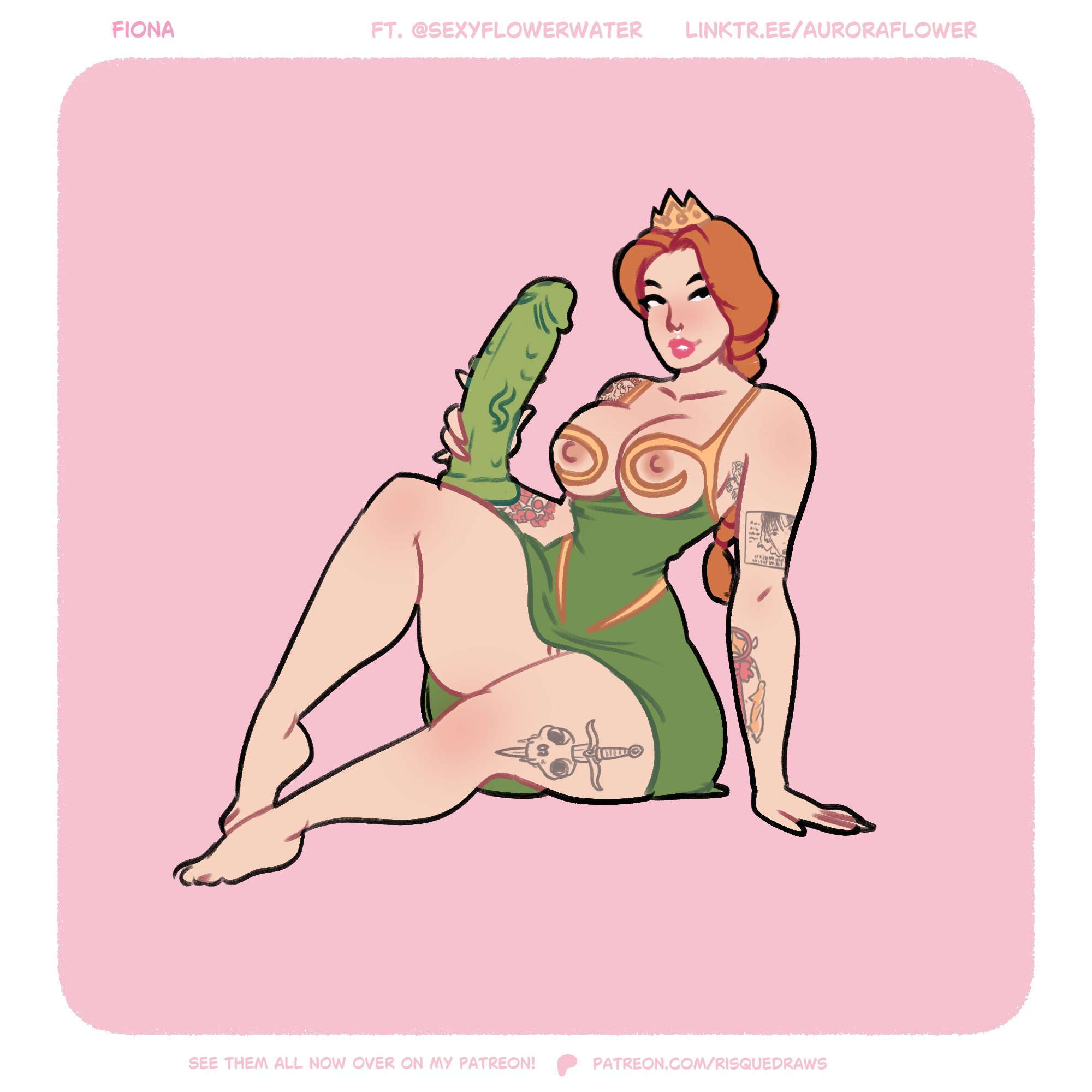 Human Fiona (Dreamworks) Rule 34 Image