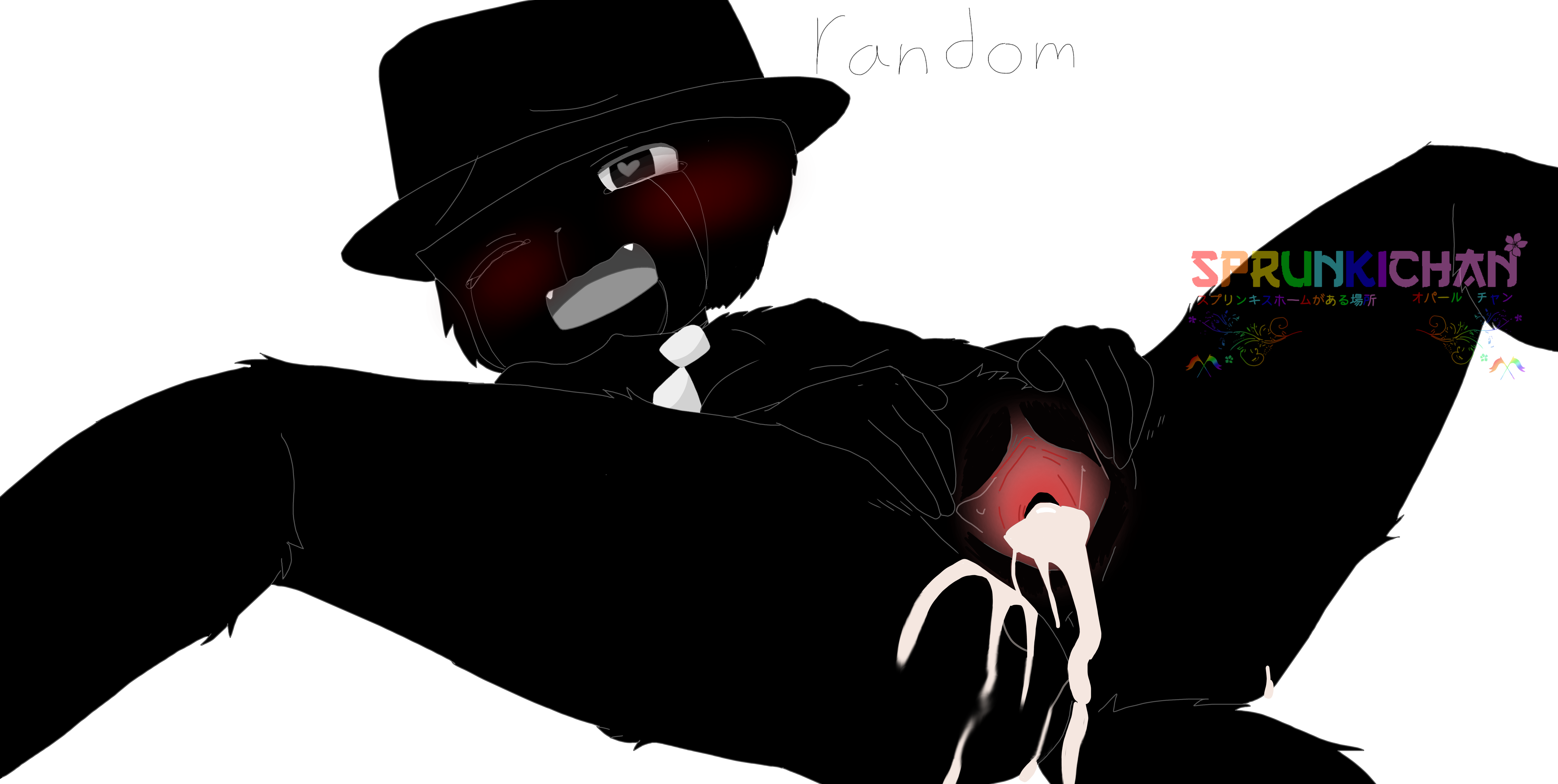 Black (Sprunki) Rule 34 Image