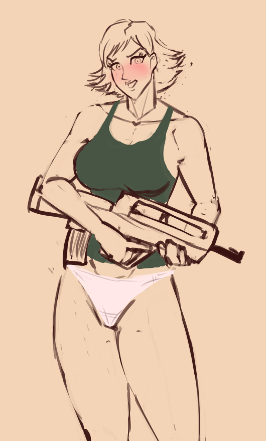 Meryl Silverburgh (Metal Gear) Rule 34 Image